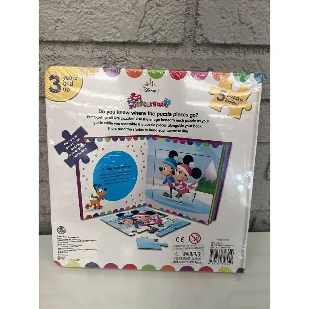 Disney Baby My First Puzzle Book - Jigsaw Puzzles For Kids